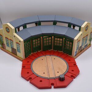 Roundhouse Tidmouth Shed w/5 Stalls Wooden Railway Thomas & Friends Train Engine